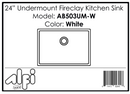 ALFI brand AB503UM Kitchen Sink