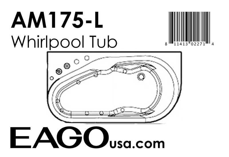 EAGO  Whirlpool Tub