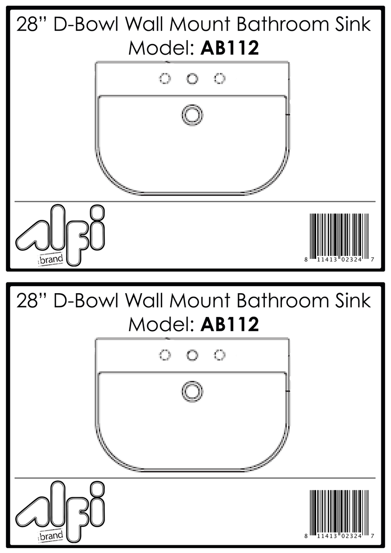 ALFI brand  Bathroom Sink