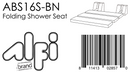 ALFI brand ABS16S Shower Seat
