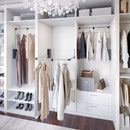 Chrome Expandable Wardrobe Lift for 25-1/2" - 35" Openings