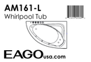 EAGO  Whirlpool Tub