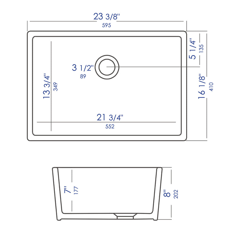 ALFI brand AB503UM Kitchen Sink