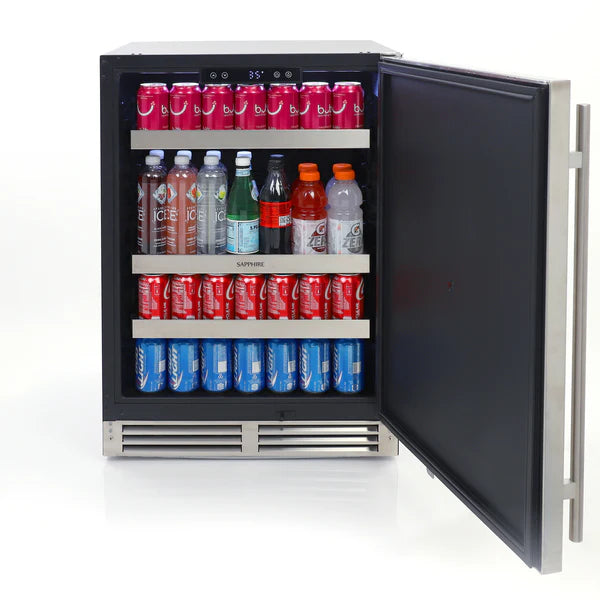 Sapphire Indoor/ Outdoor 24" Premium Refrigerator