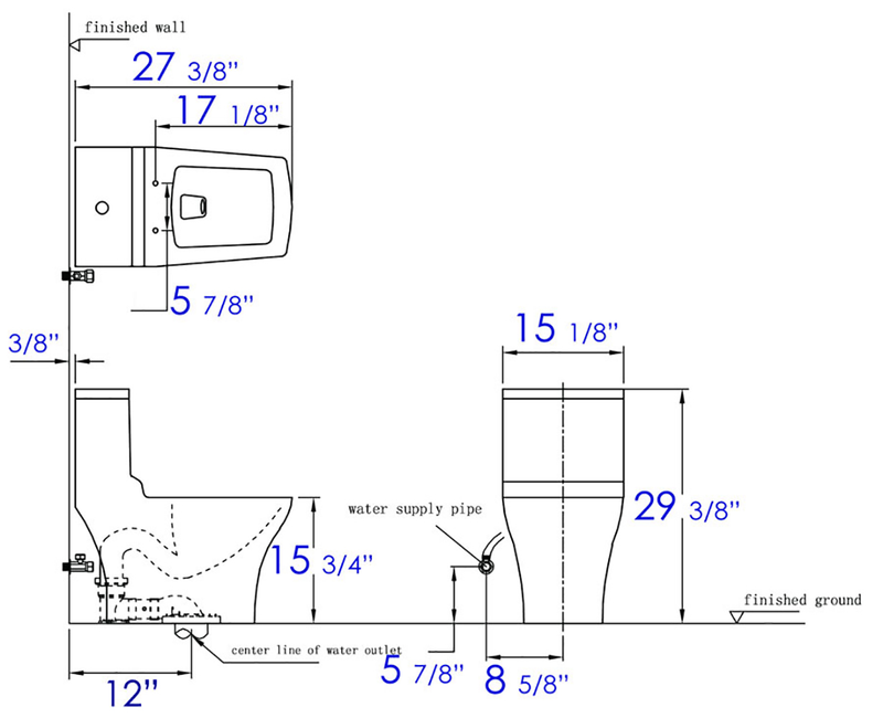 EAGO  Toilet