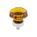 Top Knobs: Crystal Wine Octagon Crystal