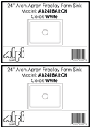 ALFI brand AB2418ARCH Kitchen Sink