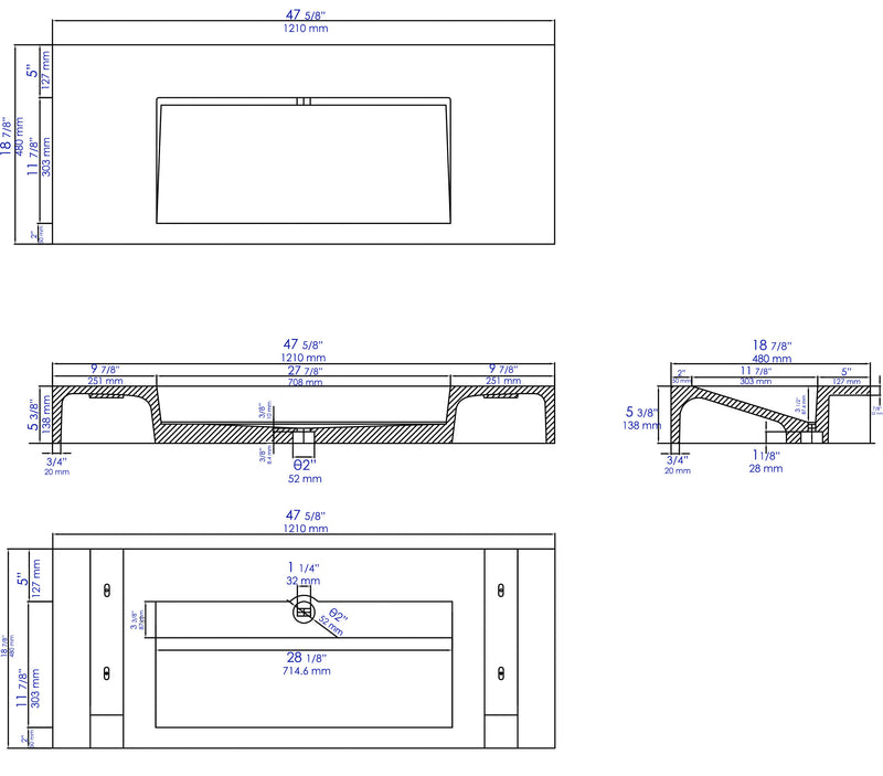 ALFI brand  Bathroom Sink