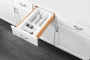 REV A SHELF : Polymer Trim-to-Fit Glossy Drawer Insert Cutlery Organizer