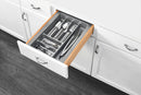REV A SHELF : Polymer Trim-to-Fit Glossy Drawer Insert Cutlery Organizer