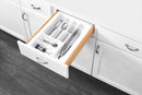 REV A SHELF : Polymer Trim-to-Fit Glossy Drawer Insert Cutlery Organizer
