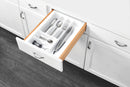 REV A SHELF : Polymer Trim-to-Fit Glossy Drawer Insert Cutlery Organizer