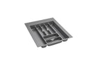 REV A SHELF : Polymer Trim-to-Fit Glossy Drawer Insert Cutlery Organizer