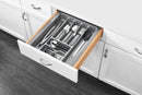 REV A SHELF : Polymer Trim-to-Fit Glossy Drawer Insert Cutlery Organizer