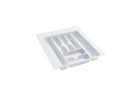 REV A SHELF : Polymer Trim-to-Fit Glossy Drawer Insert Cutlery Organizer