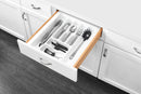 REV A SHELF : Polymer Trim-to-Fit Glossy Drawer Insert Cutlery Organizer