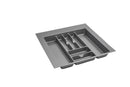 REV A SHELF : Polymer Trim-to-Fit Glossy Drawer Insert Cutlery Organizer