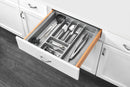 REV A SHELF : Polymer Trim-to-Fit Glossy Drawer Insert Cutlery Organizer