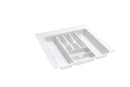 REV A SHELF : Polymer Trim-to-Fit Glossy Drawer Insert Cutlery Organizer