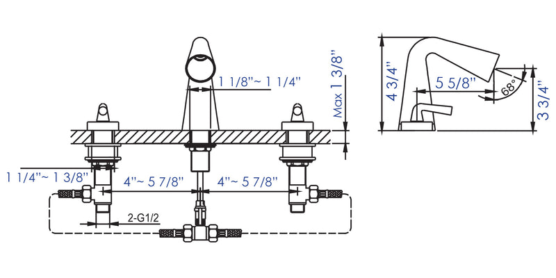 ALFI brand AB1790 Bathroom Faucet
