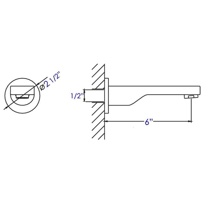 ALFI brand AB2201 Tub Spout