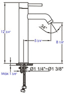 ALFI brand AB1023 Bathroom Faucet