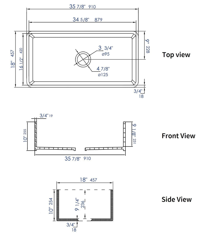 ALFI brand ABF3618 Kitchen Sink