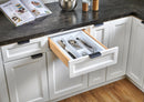 REV A SHELF : Polymer Trim-to-Fit Glossy Drawer Insert Utensil Organizer
