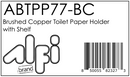 ALFI brand ABTPP77 Toilet Paper Holder