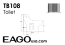 EAGO  Toilet