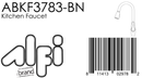 ALFI brand ABKF3783 Kitchen Faucet