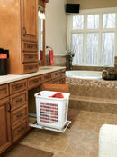 REV A SHELF : Polymer Pullout Hamper for Vanity/Closet Applications