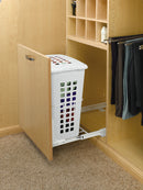 REV A SHELF : Polymer Pullout Hamper for Vanity/Closet Applications