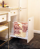 REV A SHELF : Steel Wire Pullout Hamper for Vanity/Closet Applications