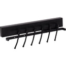 Matte Black 12" Tie Rack
