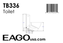 EAGO  Toilet