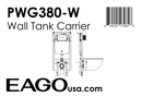 EAGO PWG380 Toilet Tank