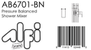 ALFI brand AB6701 Shower Mixer