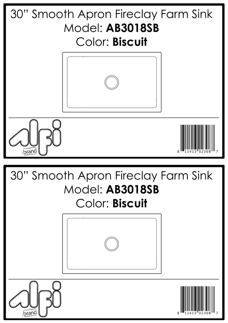 ALFI brand AB3018SB Kitchen Sink