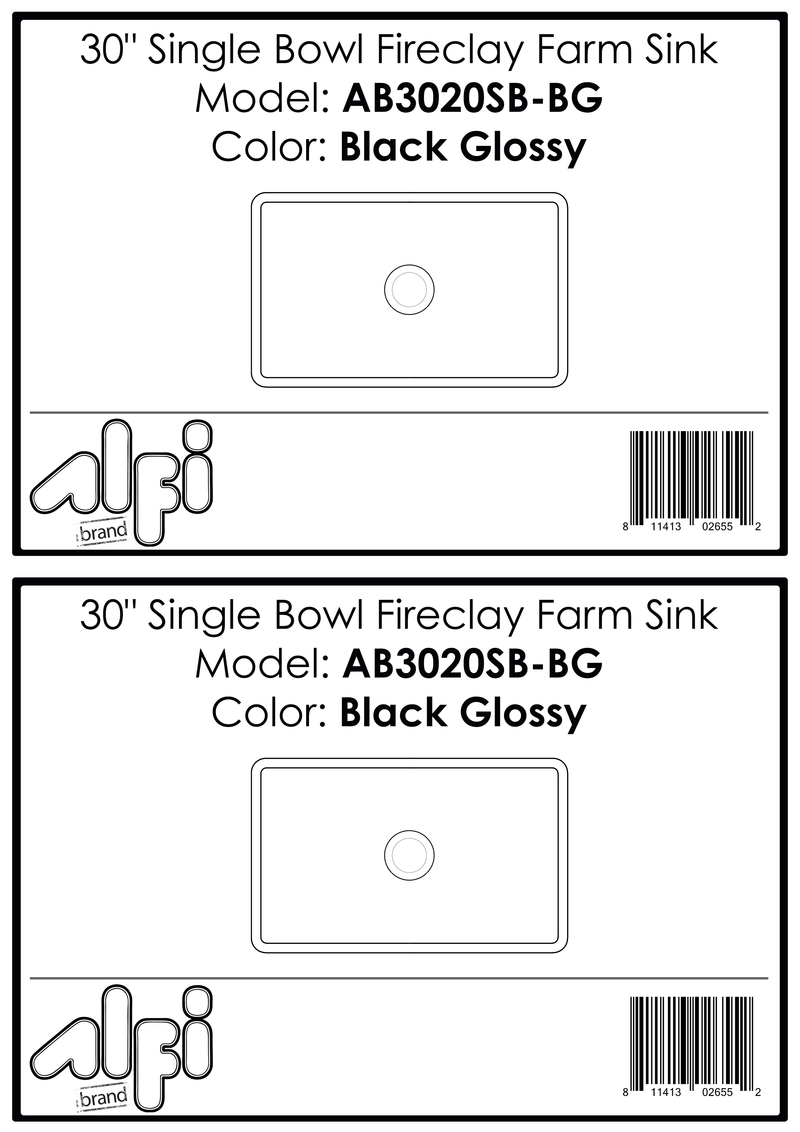 ALFI brand AB3020SB Kitchen Sink