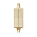 FREEDiM Series Deco Wall Dimmer, Two Zone, Light Almond