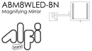 ALFI brand ABM8WLED Mirror