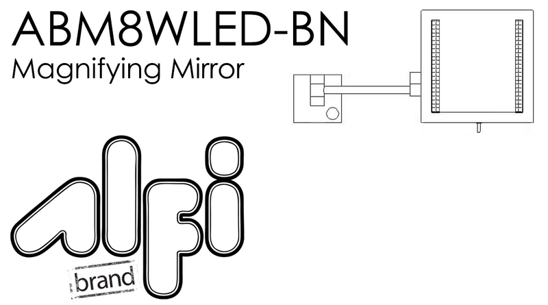 ALFI brand ABM8WLED Mirror