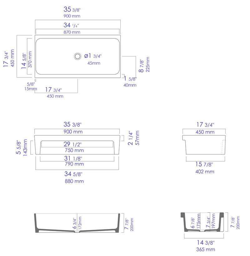 ALFI brand  Bathroom Sink