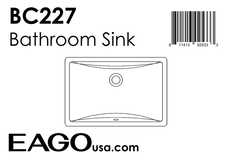 EAGO  Bathroom Sink