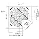 Easy 360 Lazy Susan Rotating Corner Organizer