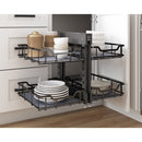 18" Black Nickel STORAGE WITH STYLE® Blind Corner Organizer