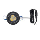 12VDC 3W Pockit® Spot LED Light, 3000K, Black