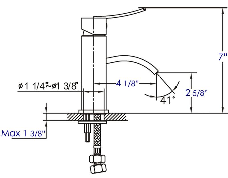 ALFI brand AB1258 Bathroom Faucet