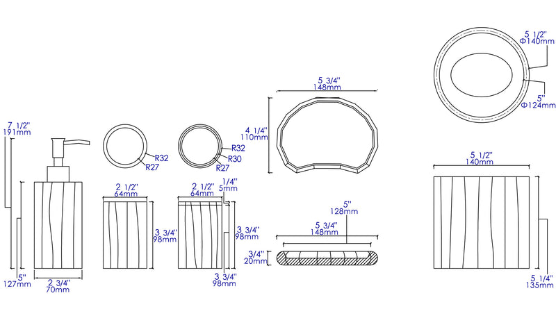 ALFI brand  Accessory Set